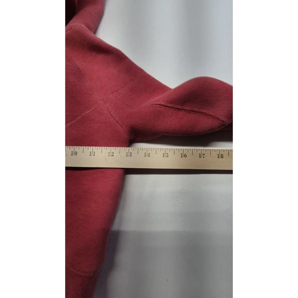 Nike Fleece full zip Hooded Jacket Light University red Kids size XS zip pockets